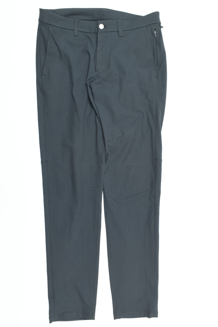Lululemon Commission Pants Mens 31 Black Slim Fit Stretch Comfort Casual